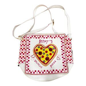 Betsey Johnson “Delicious Pizza” Box Crossbody Bag